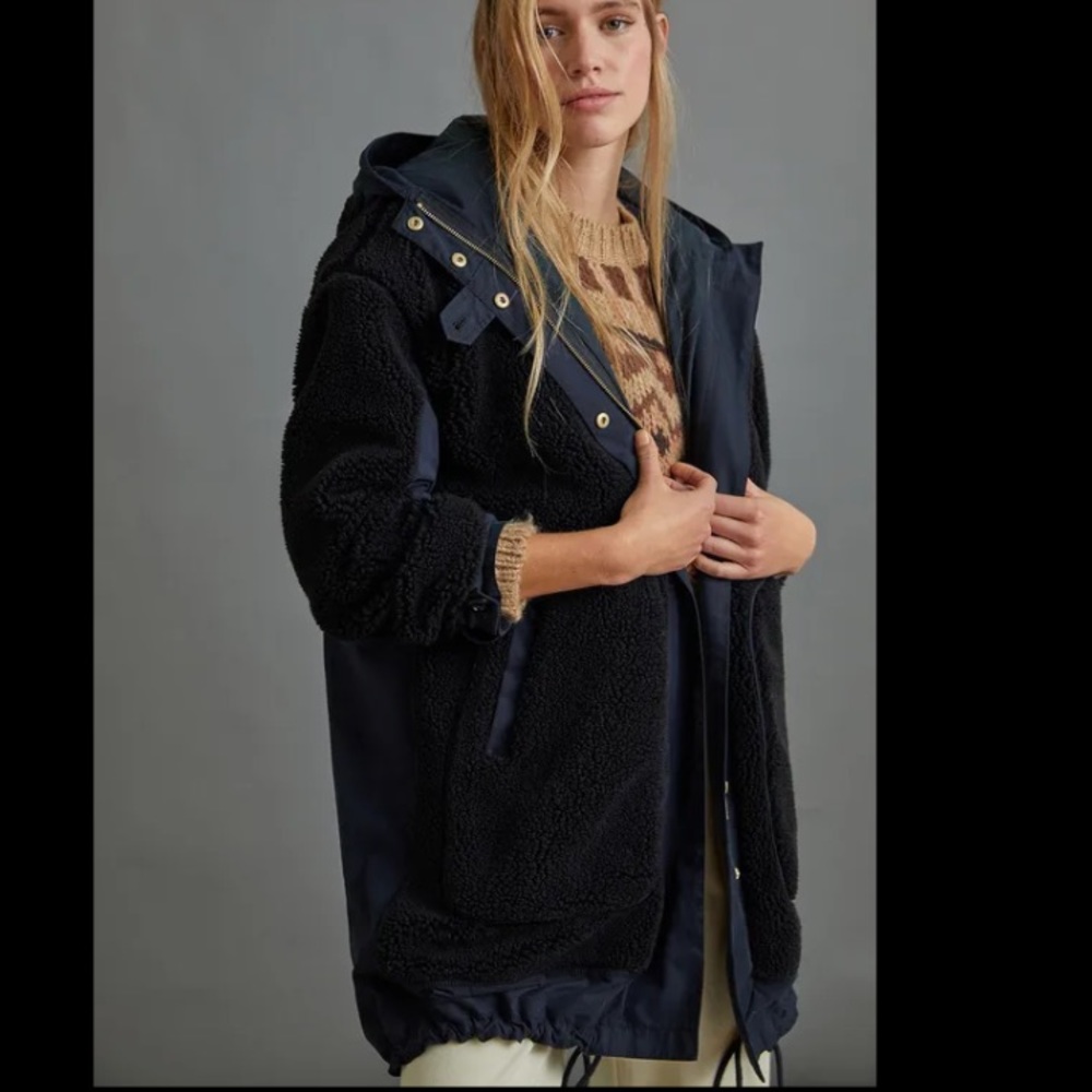 Anthropologie Sherpa Coat